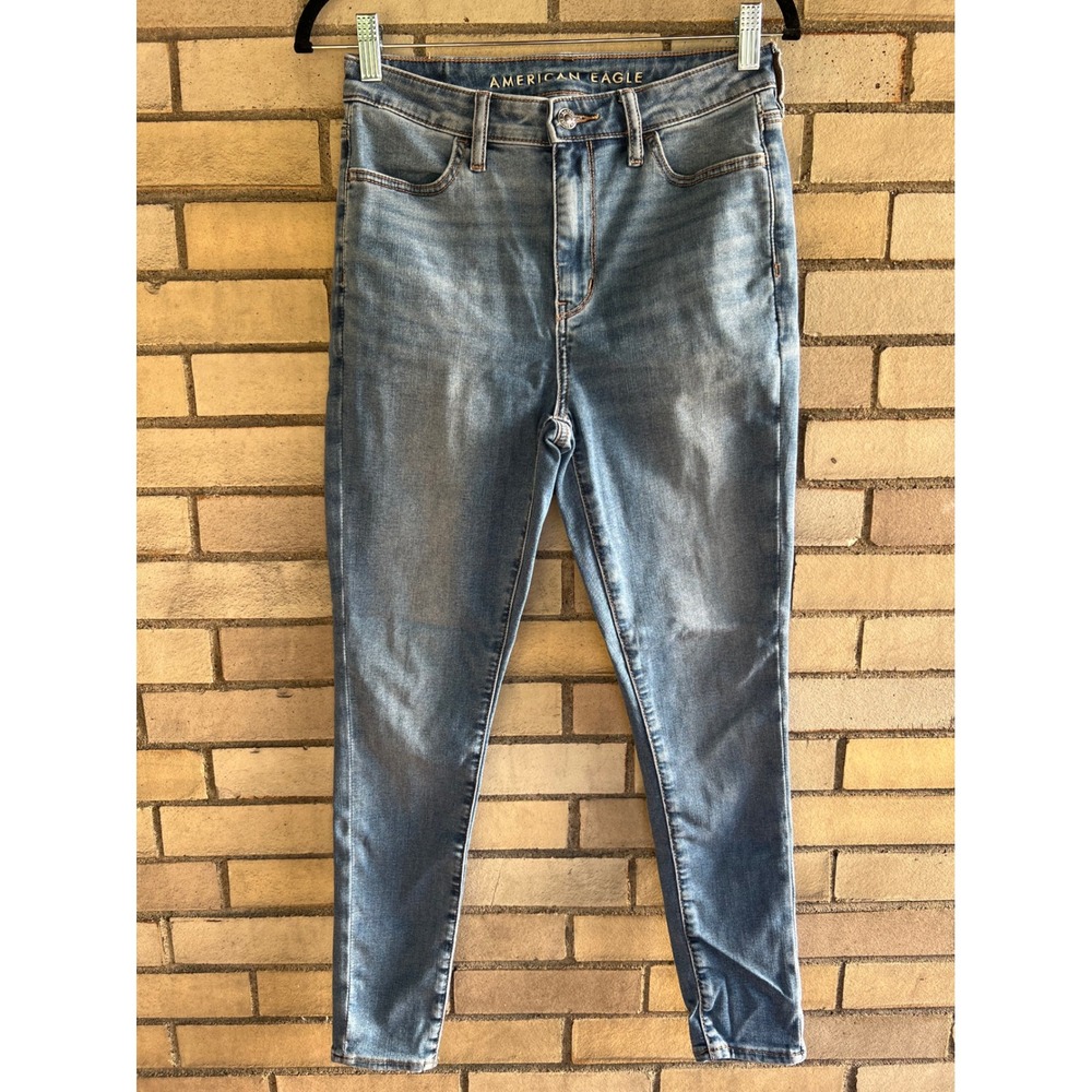 American Eagle Super High Rise Jegging Jeans Size 4 Short Next Level Stretch